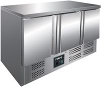 SARO Gekoelde Werkbank met 3 Deuren Model VIVIA S 903 S/S TOP