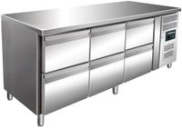 SARO Gekoelde Werkbank met 3x Sets van 2 Lades Model KYLJA 3160 TN