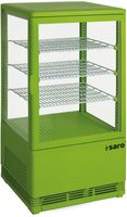 SARO Mini Koelvitrine 70 Liter Model SC 70 Groen - SC 70 GROEN