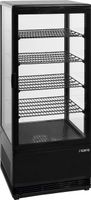 SARO Koelvitrine Model SC 100 Zwart - SC 100 ZWART