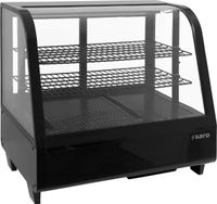 SARO Opzetkoelvitrine 100 Liter Model KATRIN Zwart - KATRIN ZWART