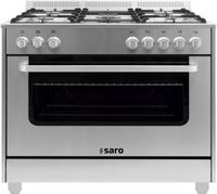 SARO Multifunctioneel Gasfornuis met Elektrische Oven Model TS95C61LX
