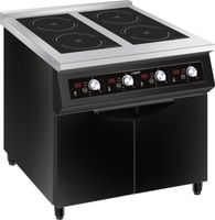 SARO Inductiekookplaat met 4 Platen Model NIKOS