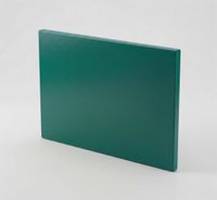 SARO Polyethyleen Snijplank met Anti Slip Voetjes Groen - 387-1005