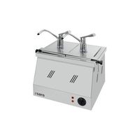 SARO Bainmarie 2 X 1/4 en 2 X 1/6 met Pompkop Model BM 0214 - BM-0214