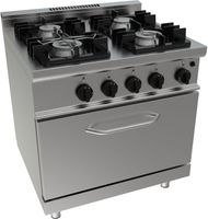 SARO Gasfornuis met Gasbakoven Model E7/KUPG4LO