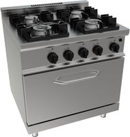SARO Gasfornuis met Gasbakoven Model E7/KUPG4LO