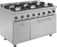 SARO Gasfornuis met Elektrische Oven Model E7/KUPG6LE