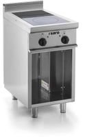 SARO Inductie Fornuis met Open Onderstel Model E7/CUI2BAL