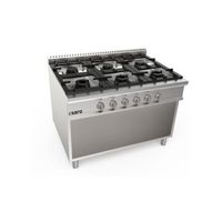 SARO Gasfornuis Open Onderbouw 6 Pits LQ Model LQ / CUG6BA