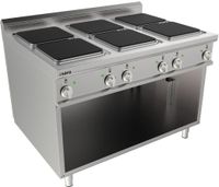 SARO Elektrisch Fornuis Open Onderbouw 6 Platen LQ Model LQ / CQE6BA