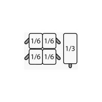 SARO Pastamandensets 4x 1/6 + 1x 1/3 - 423-8415