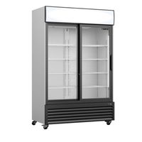 SARO Koelkast Glazen Schuifdeur + Reclame Display GTK 700SD