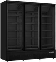 SARO Vrieskast met Glasdeuren Model GTK 1480 S PRO