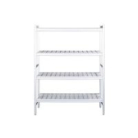 SARO Aluminium Plank met Kunststof Roosters 475x708mm - 480-1085