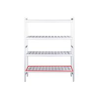 SARO Aluminium Plank met Kunststof Roosters 475x974mm - 480-1100