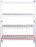 SARO Aluminium Plank met Kunststof Roosters 475x1505mm - 480-1125