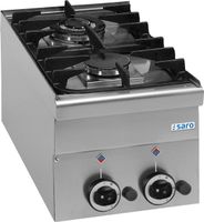 SARO Gasfornuis 2 Branders Tafelmodel 600 Line Model G2S6 - 504-1015