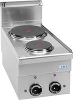 SARO Elektrisch Fornuis 2 Velden Tafelmodel 600 Line Model E26 - 504-1055