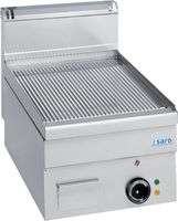 SARO Elektrische Grillplaat Geribbeld Tafelmodel 400x600 Model EFT46R - 504-1105