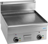 SARO Elektrische Grillplaat Glad Tafelmodel 600x600 Model EFT66L - 504-1110