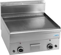 SARO Gas Grillplaat Glad Tafelmodel 600x600 Model GFT66L - 504-1135