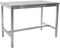 SARO Roestvaststalen Tafel Zonder Onderblad 600 mm Diepte 1500 Mm - 600-1030