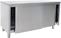 SARO Roestvaststalen Wandkast Schuifdeur 700 mm Diepte 1800 Mm - 700-2020