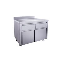 SARO Schuifdeurkast 2 Lades 1200X700mm met Opstaande Rand - 700-2305