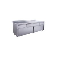 SARO Schuifdeurkast 4 Lades.2000X700mm met Opstaande Rand - 700-2325