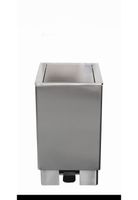 SARO RVS Afvalbak met Hydraulische Klep Modellen JUPITER 90 Ltr