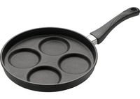 Eurolux Premium Spiegelei/Pannenkoekenpan Ø 26 cm met 4 Uitsparingen - EU126-E-3-AB