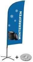 Syna Beach Flag Alu Wind Complete Set Winterbanden Duits Kruisvoet - BFAW310-CB30-WB-I109