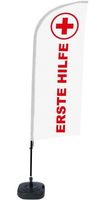 Syna Beach Flag Alu Wind Complete Set EHBO Duits - BFAW310-WT21-I107