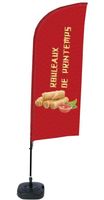Syna Beach Flag Alu Wind Complete Set Loempia's Frans - BFAW310-WT21-I505ECO