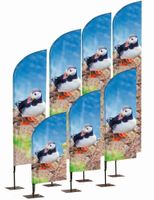 Syna Beach Flag Alu Wind 520 cm Luxe Gevoerde Tas - BFAW520-L