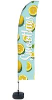 Syna Beach Flag Budget Wind Complete Set Smoothies Citroen Spaans - BFBL-WT21-17-I151