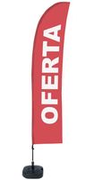 Syna Beach Flag Budget Wind Complete Set Sale Rood Spaans - BFBL-WT21-17-I160