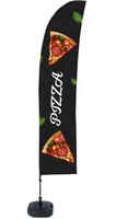 Syna Beach Flag Budget Wind Complete Set Pizza Spaans ECO Printmateriaal - BFBL-WT21-17-I174ECO