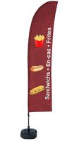 Syna Beach Flag Budget Wind Complete Set Snacks Frans - BFBL-WT21-17-I504