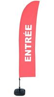 Syna Beach Flag Budget Wind Complete Set Ingang Rood Frans - BFBL-WT21-17-I512