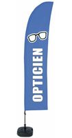 Syna Beach Flag Budget Wind Complete Set Opticien Frans ECO Printmateriaal - BFBL-WT21-17-I627ECO