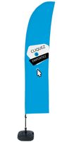 Syna Beach Flag Budget Wind Complete Set Click & Collect Blauw Frans - BFBL-WT21-17-I635