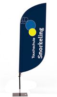Syna Beach Flag Fiber Paddle Large Print - BFFP-LG