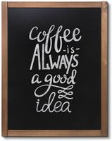 Syna Natura Krijtbord Wandmontage Classic Donkerbruin 70 X 90 cm - CHBELB70X90