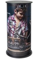 Syna Counter Professional Round Tafelblad Zwart - CPRTTB