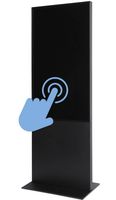 Syna Digitale Smart Line Totem met 55" Samsung Scherm en Touchscreen Zwart - DITTOTEM55ESFT