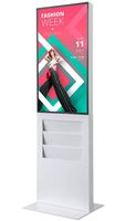 Syna DITTOTEMR43C9003ESFT Digitale Smart Line Totem Rack 6 x A4 met 43" Samsung Scherm met Touchscreen Wit