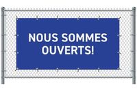 Syna Hekwerkbanner 200 X 100 cm Open Frans Blauw - FBG200-100-I697