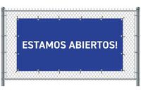 Syna Hekwerkbanner 200 X 100 cm Open Spaans Blauw - FBG200-100-I703